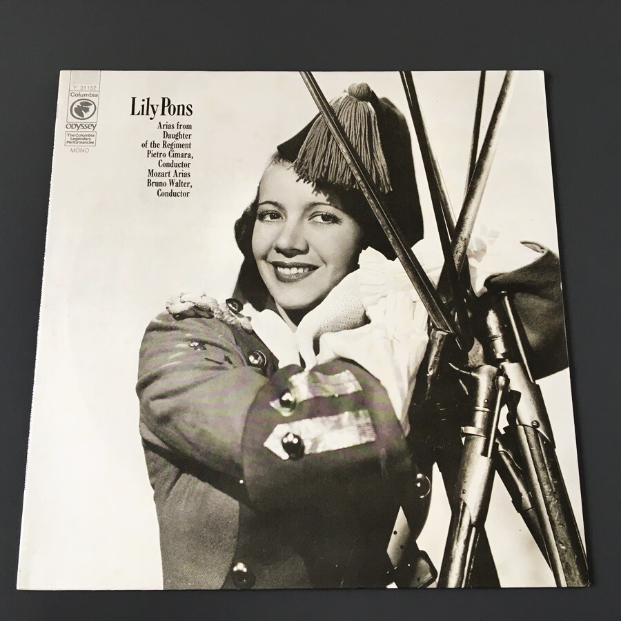 [h18]/ 米盤 LP /『リリー・ポンス / Lily Pons / Arias From Daughter Of The Regiment / Mozart Arias』/ Y 31152_画像1