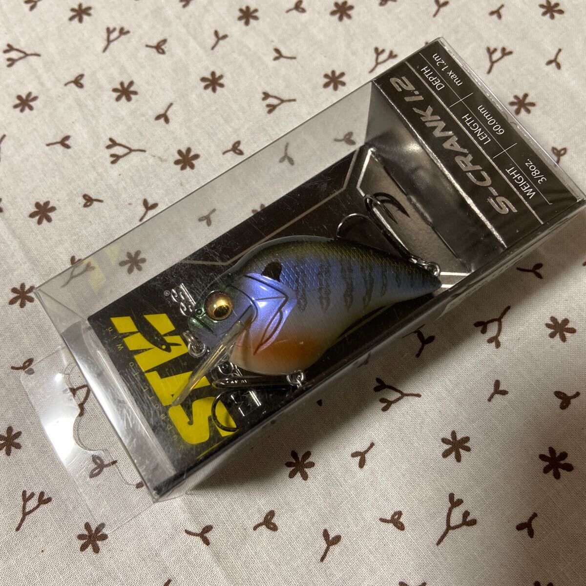 【Megabass】新品未開封　STW Sクランク 1.2 USA 60mm 3/8oz メガバス STW S-CRANK 1.2 SECRET GILL_画像2