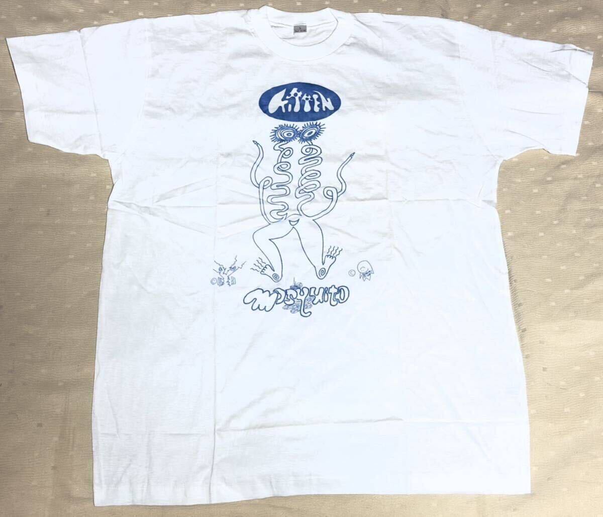 【送料無料】90s Vintage Free Kitten/Mosquito “Japan”Tour T-Shirt ・Sonic Youth ・ボアダムス 山塚アイxヨシミ［未着用］の画像1