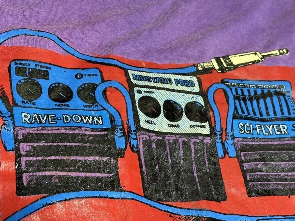 【送料無料】90s Vintage T-Shirt Swervedriver “Raise / Pedal Board”1992 Tour Shirt ［Color Pedal］スワーヴドライヴァー /Creationの画像8