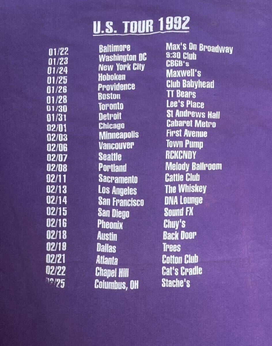 【送料無料】90s Vintage T-Shirt Swervedriver “Raise / Pedal Board”1992 Tour Shirt ［Color Pedal］スワーヴドライヴァー /Creationの画像4