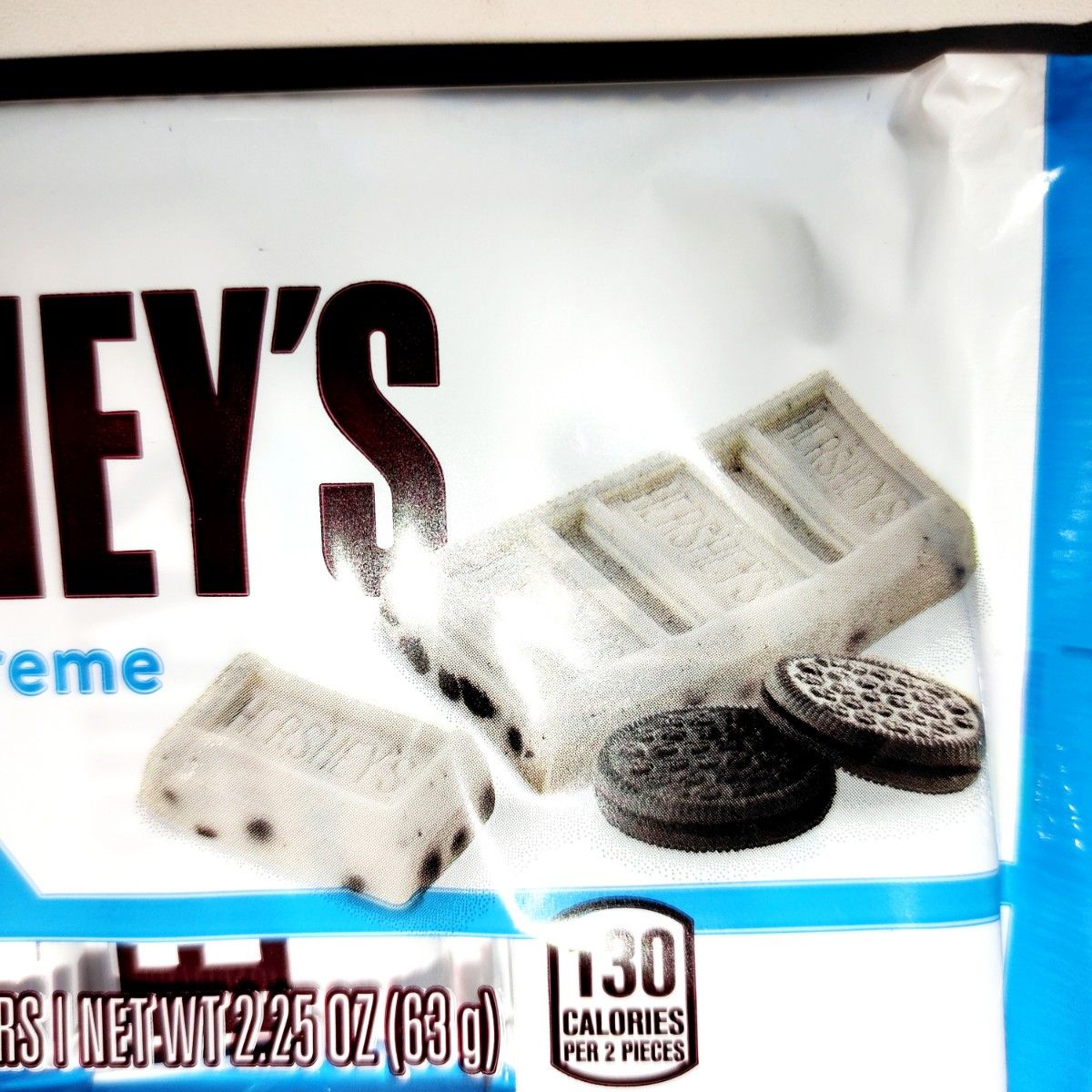 ★アメリカ★　HERSHEY　スナックサイズクッキー&クリーム　4袋