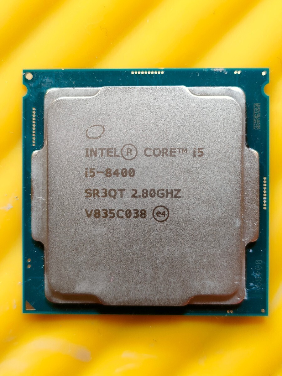 ★【動作品】 Intel デスクトップ用 CPU 第8世代 Core i5-8400 2.80GHZ 専用ケース入れ発送★ ①_画像1