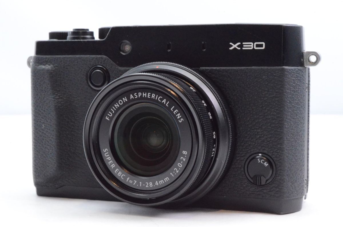 FUJIFILM プレミアムコンパクトデジタルカメラ X30 ブラック FX-X30B #2402211A_画像2