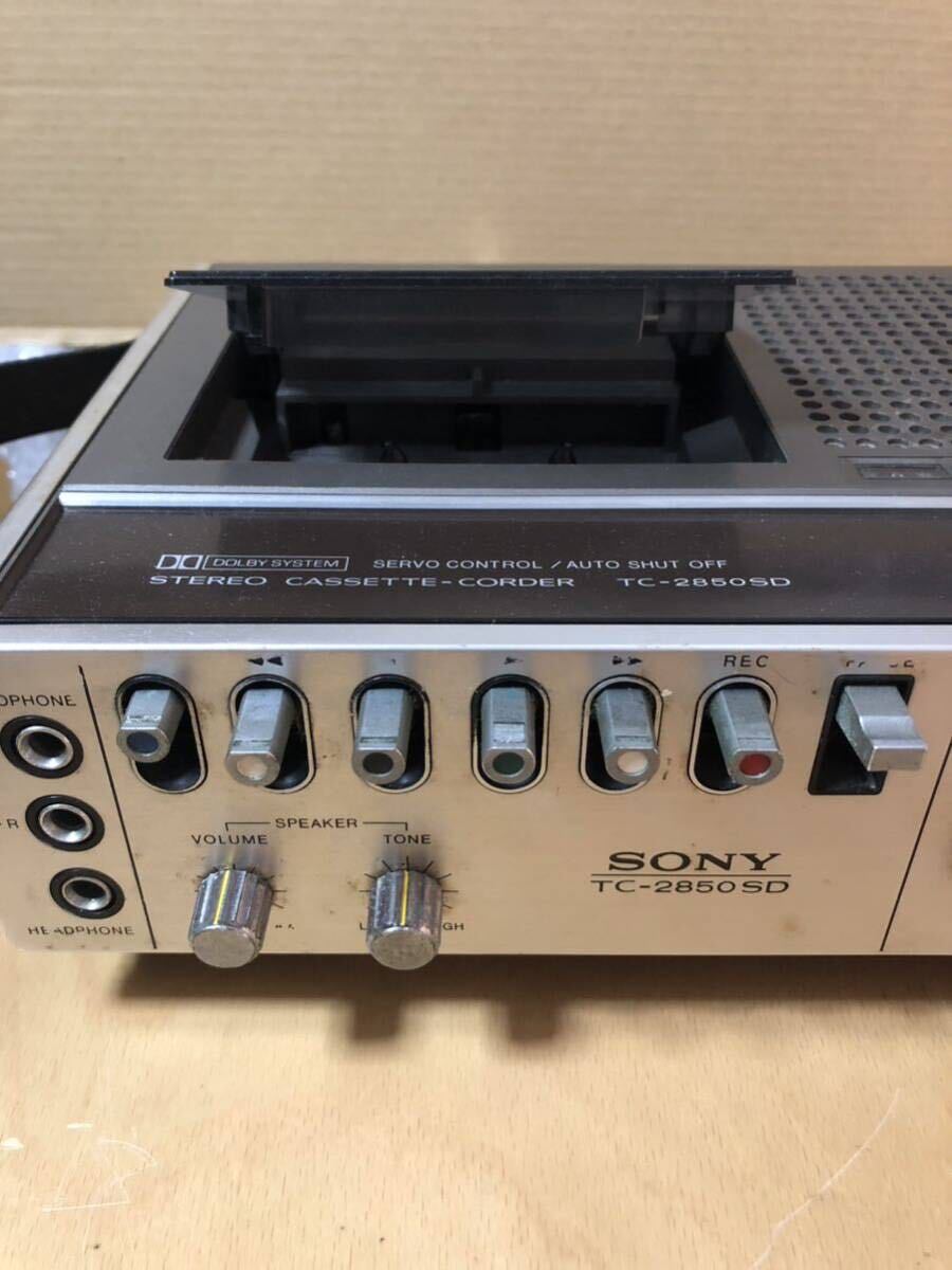 SONY stereo cassette-corder. TC-2850sd_画像5