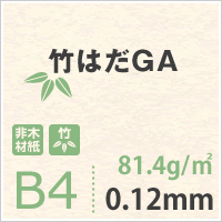 竹はだGA 81.4g/平米 B4サイズ：800枚 印刷紙 印刷用紙 松本洋紙店_画像3