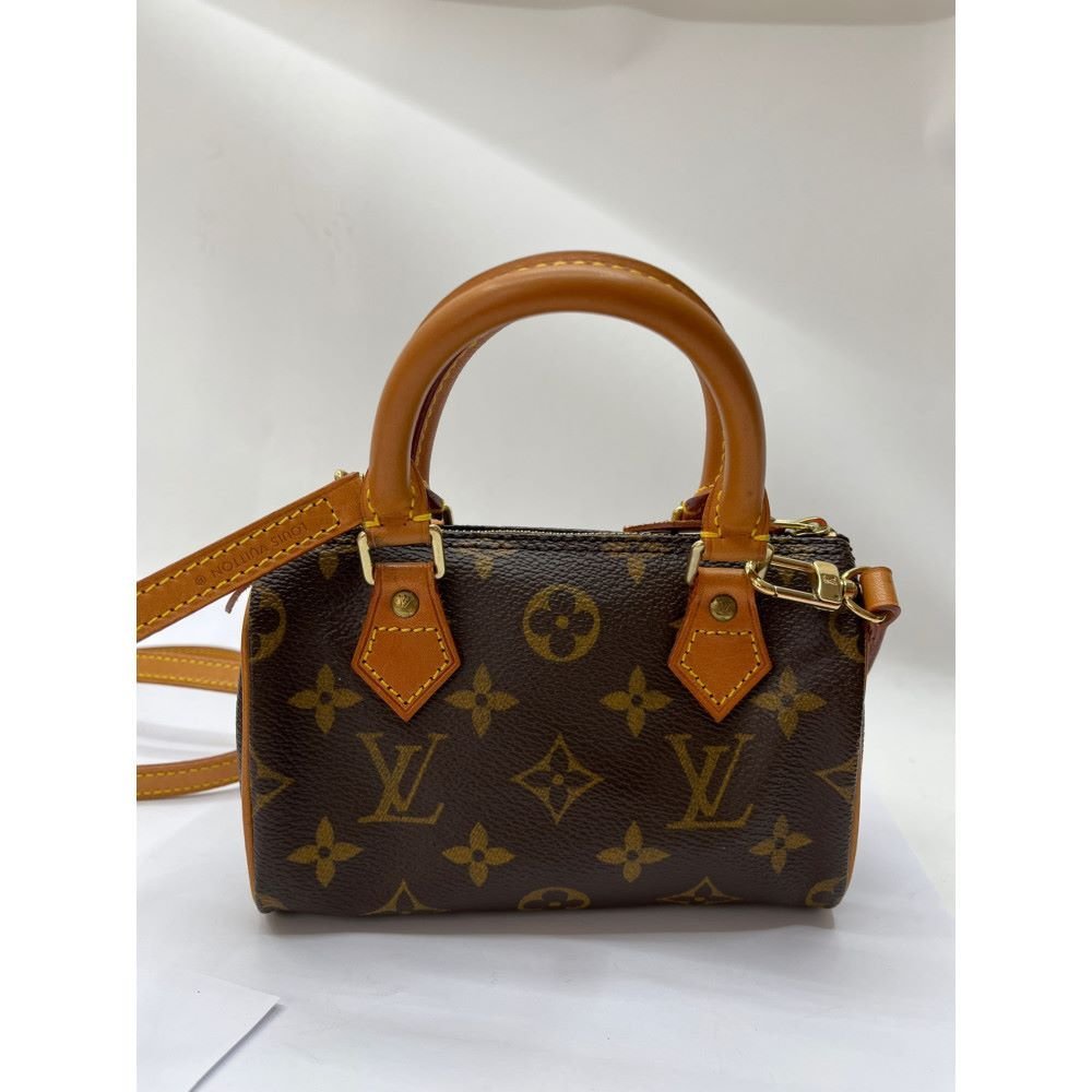 ◆◆【1円スタート】 LOUIS VUITTON ルイヴィトン ミニスピーディ　モノグラム　ショルダー M41534 ブラウン 目立った傷や汚れなし_画像3