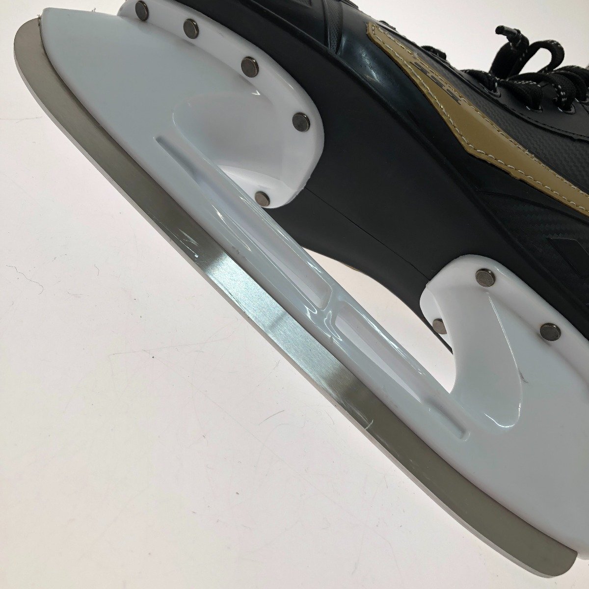 □□【1円スタート】 SSS スリーエス ホッケー スケート靴 27.5cm ブラック 傷や汚れありの画像6