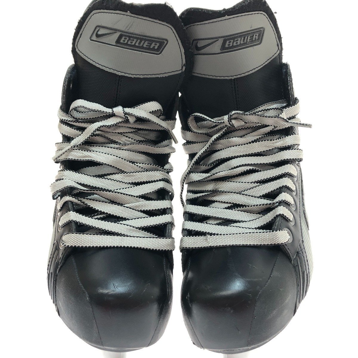 □□【1円スタート】 NIKE Bauer Supreme11 ホッケー スケート靴 SIZE ８ ブラック/グレー 傷や汚れありの画像2
