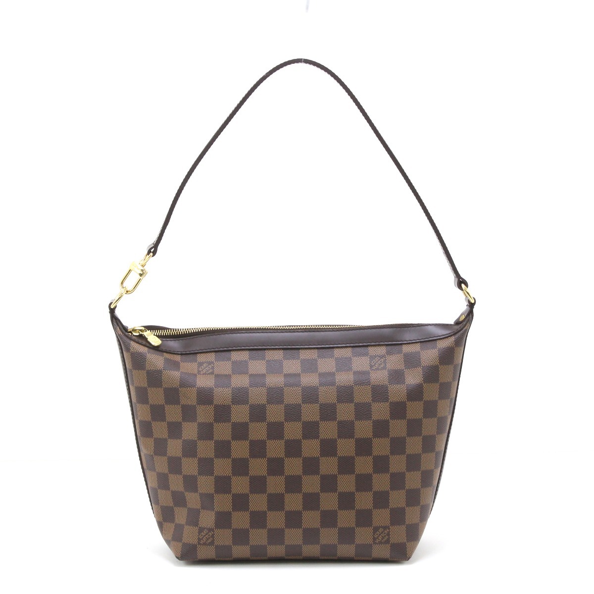 $$ LOUIS VUITTON ルイヴィトン ハンドバッグ ダミエ イロヴォ N51995 ブラウン やや傷や汚れあり_画像2