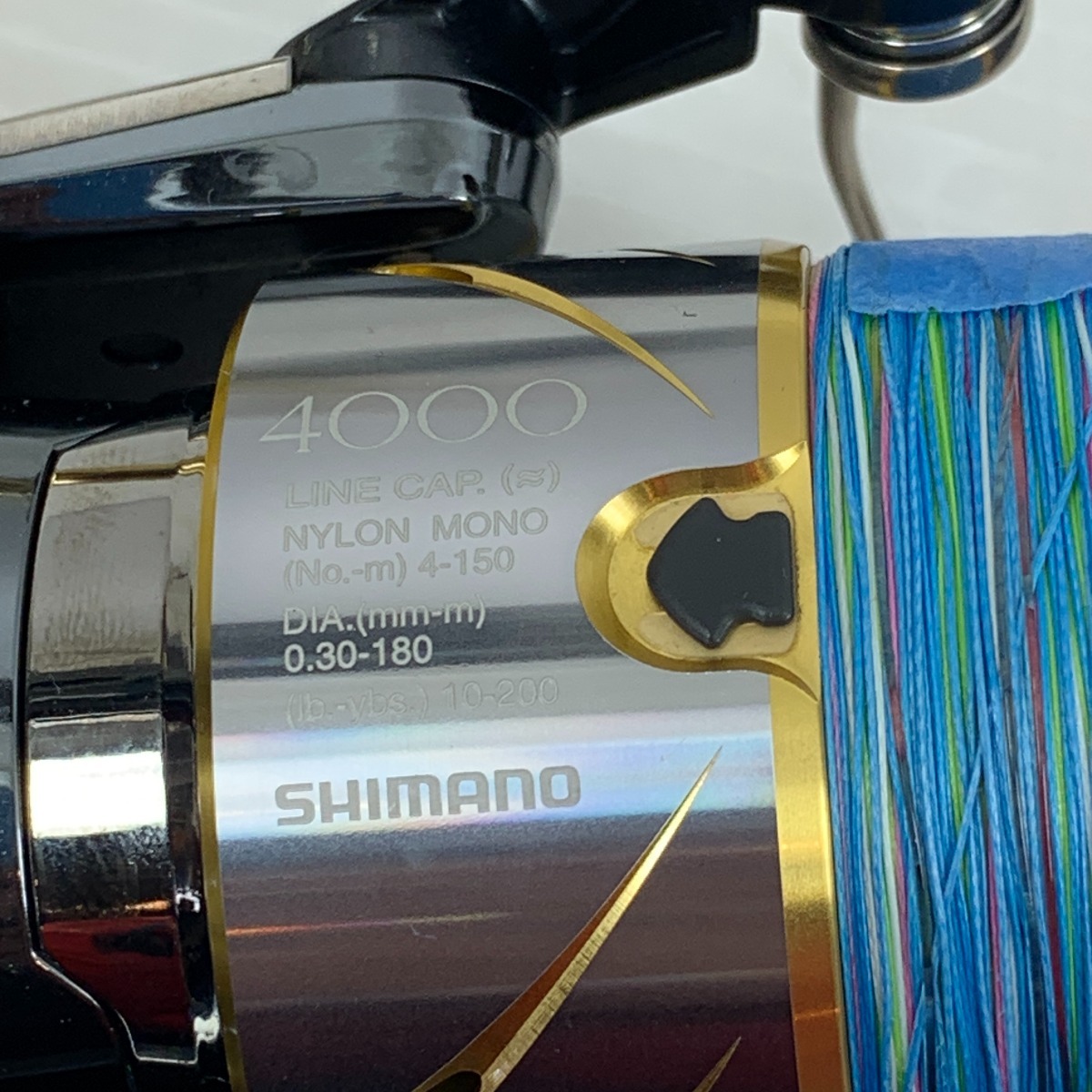 ττ SHIMANO シマノ リール スピニングリール 14ステラ4000XG 03250 目立った傷や汚れなし_画像8