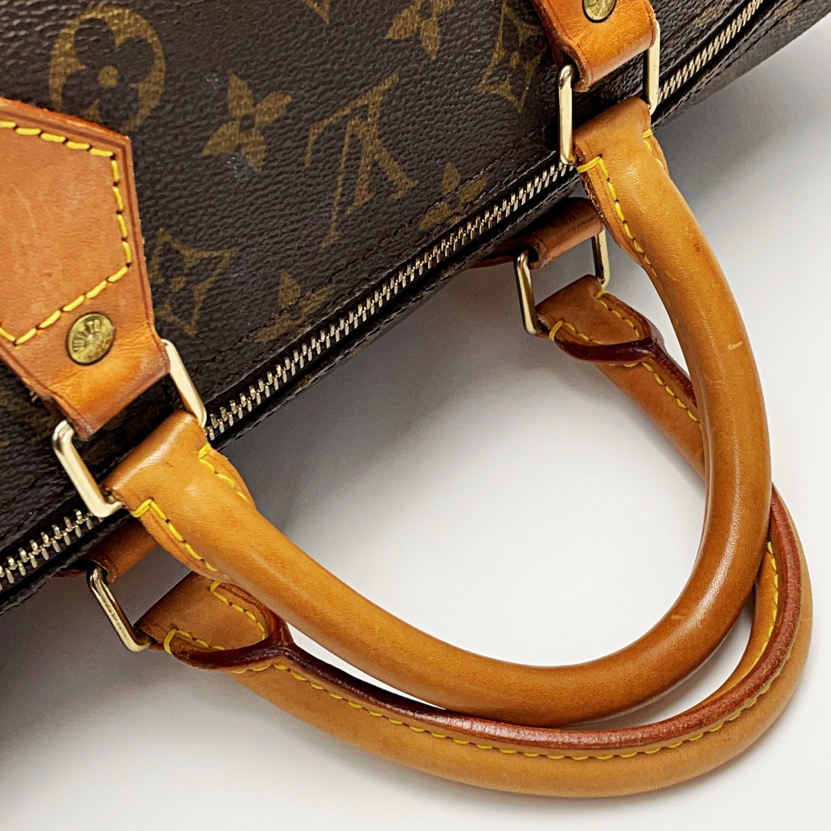 ☆☆ LOUIS VUITTON ルイヴィトン モノグラム スピーディー40 M41522 ブラウン ハンドバッグ ボストンバッグ レディース 傷や汚れあり_画像4