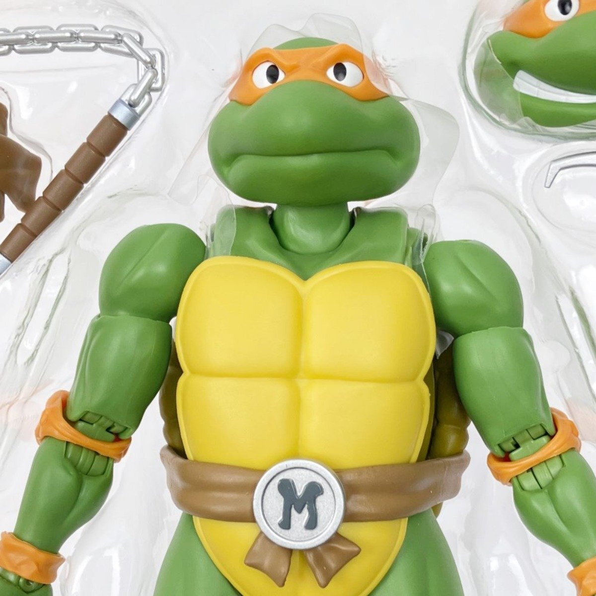 ▽▽【1円スタート】 S.H.Figuarts フィギュアーツ TEENAGE MUTANT NINJA TURTLES ミケランジェロ 目立った傷や汚れなし_画像4