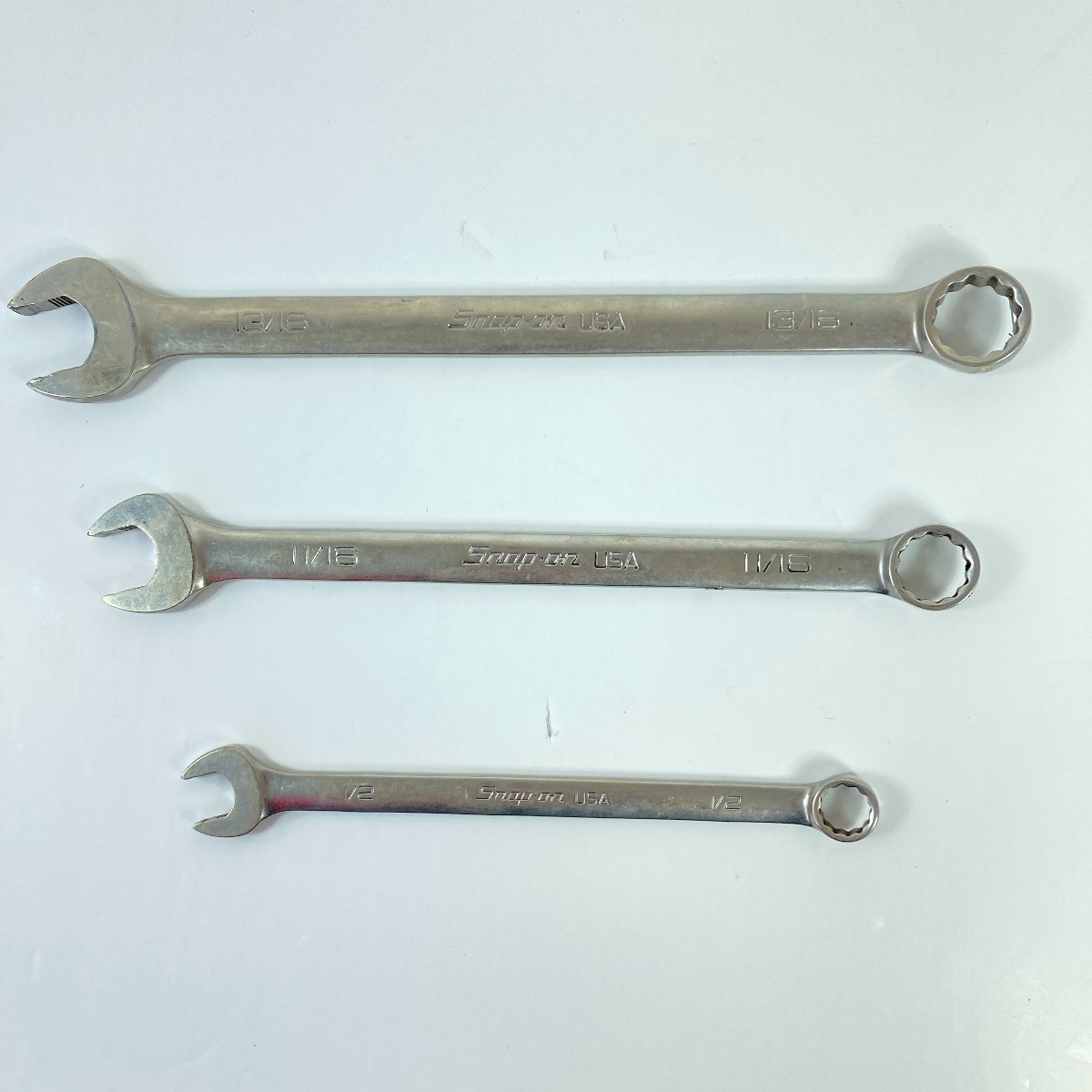 ** Snap-on スナップオン フランクドライブプラス コンビネーションレンチ SOEX26/SOEX22/SOEX16 3本組 傷や汚れあり