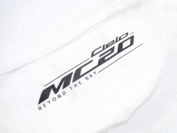 未使用☆マセラティ☆トライデントロゴ☆半袖Tシャツ イタリア製 サイズM Maserati マセラッティ メンズ 紳士 スポーツカー 車_画像4