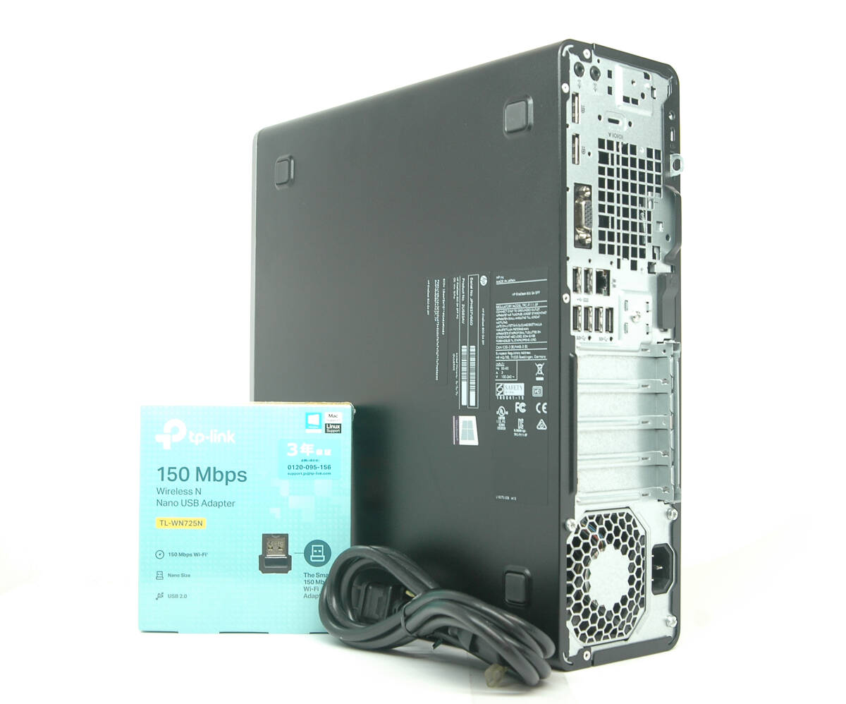 Win11□■Core i7-8700/超大容量32GBメモリ/新品M.2 SSD1TB+HDD2TB！hp EliteDesk 800G4 SFF / MS Office2021 / Wi-Fi / USB3.1の画像2