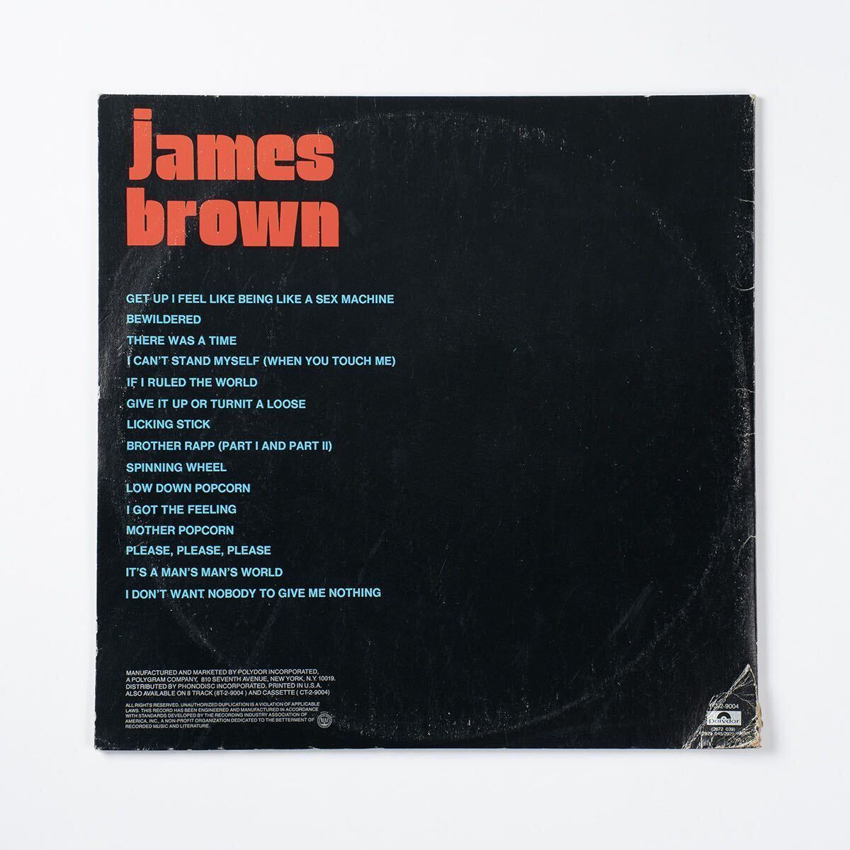 US盤 James Brown Sex Machine LPレコード_画像3