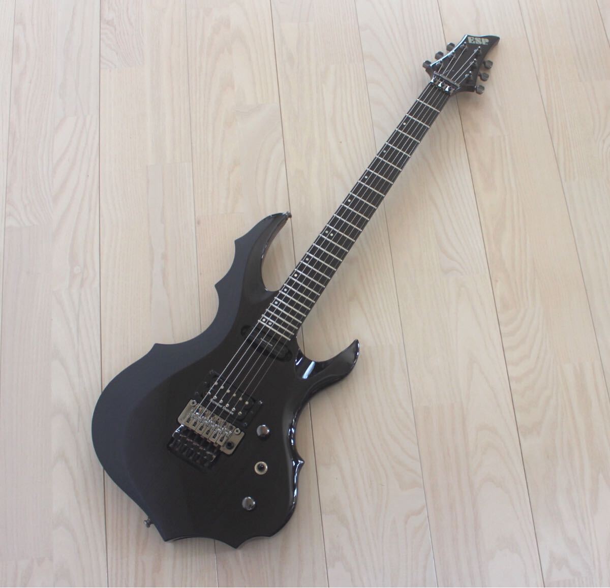 【激鳴り】ESP Forest-GT シースルーブラック セイモアダンカン_画像8