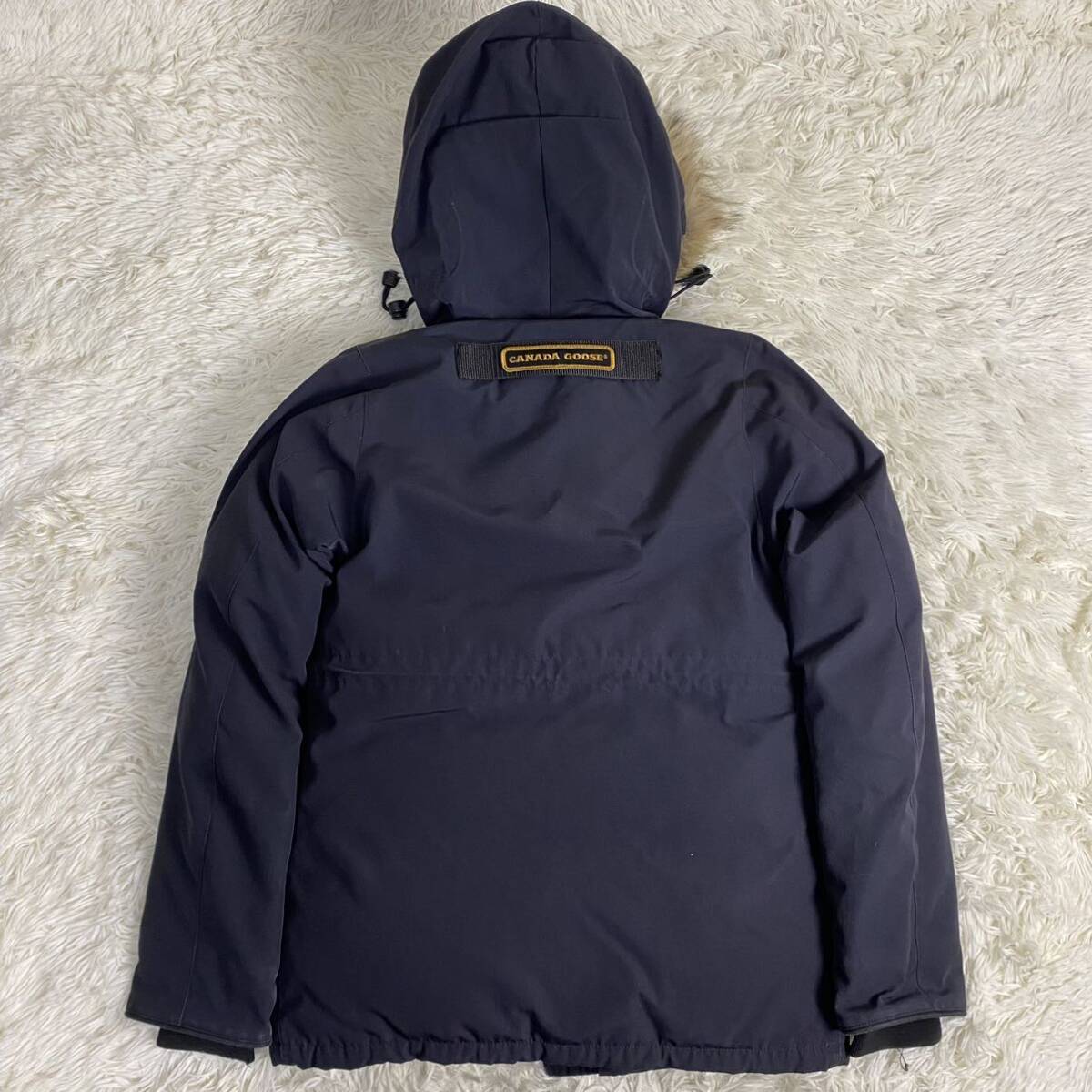 カナダグース シタデルパーカ S ダウンジャケット 4572JL コヨーテファー　CANADA GOOSE CITADEL PARKA ダークネイビー_画像3