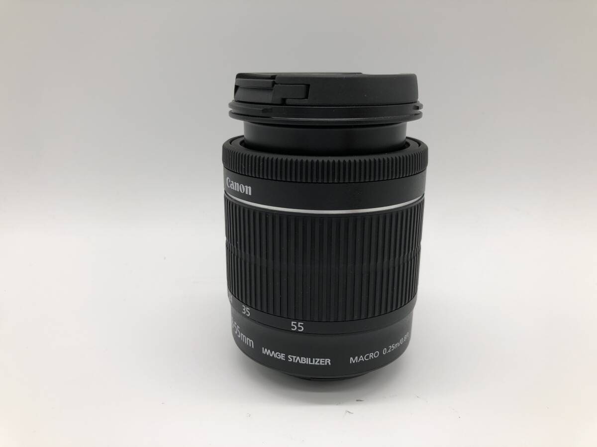 【美品】CANON キャノン EFS 18-55mm 1:3.5-5.6 IS STM 一眼レフカメラ レンズ カメラレンズ 取扱説明書 付き_画像3