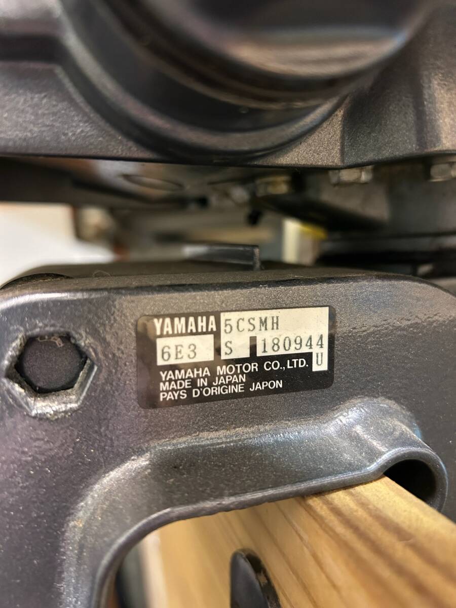 ★個人出品★船外機YAMAHA５馬力　6E3-S　２スト★直接引き取り希望★_画像5