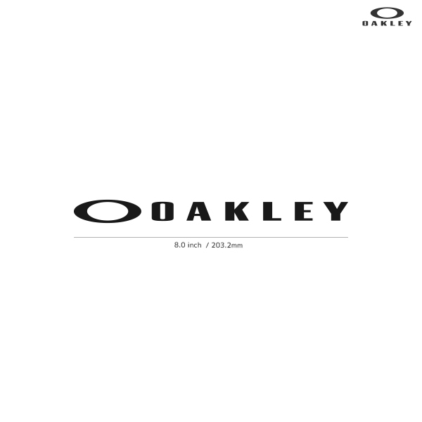 【OAKLEY】オークリー★18★ダイカットステッカー★切抜きステッカー★8.0インチ★20.3cm_画像1