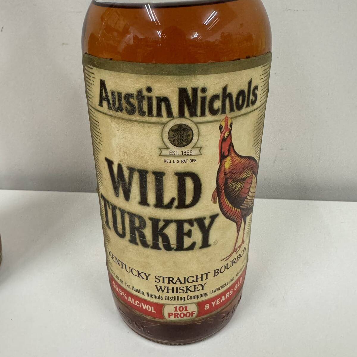 未開栓 WILD TURKEY ワールドターキー 8年 バーボン ウイウイスキー 2本セット_画像4