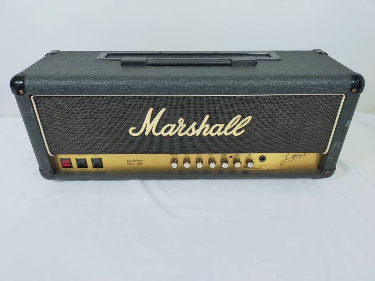 Marshall マーシャル ヘッドアンプ ギターアンプ 真空管 JCM 100/50W Model 2555 BLACK JUBILEE ブラック ジュビリー 限定_画像2