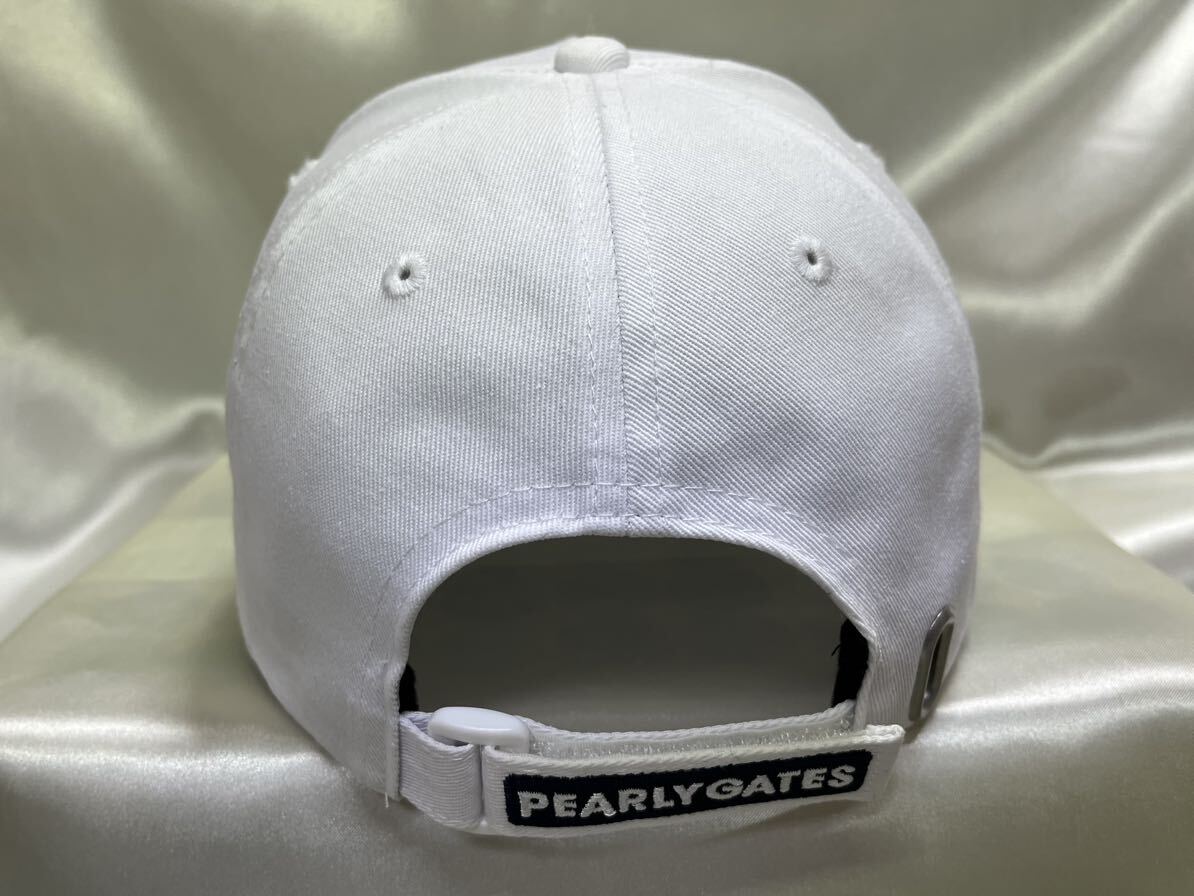 正規品 パーリーゲイツ PEARLY GATES ゴルフ キャップ 帽子 ホワイト系_画像6
