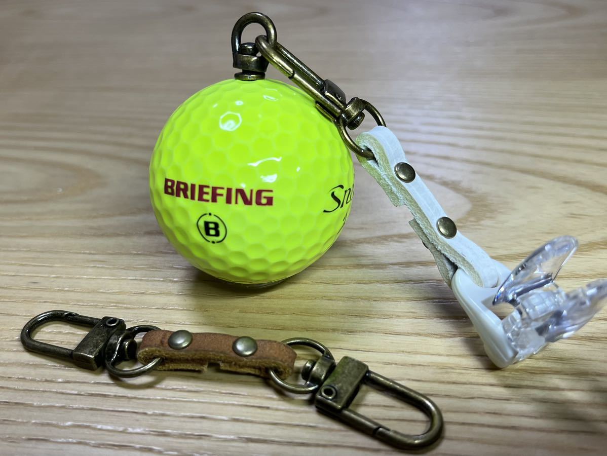 BRIEFING Briefing мяч для гольфа короткая клюшка покрытие короткая клюшка catcher брелок для ключа желтый 