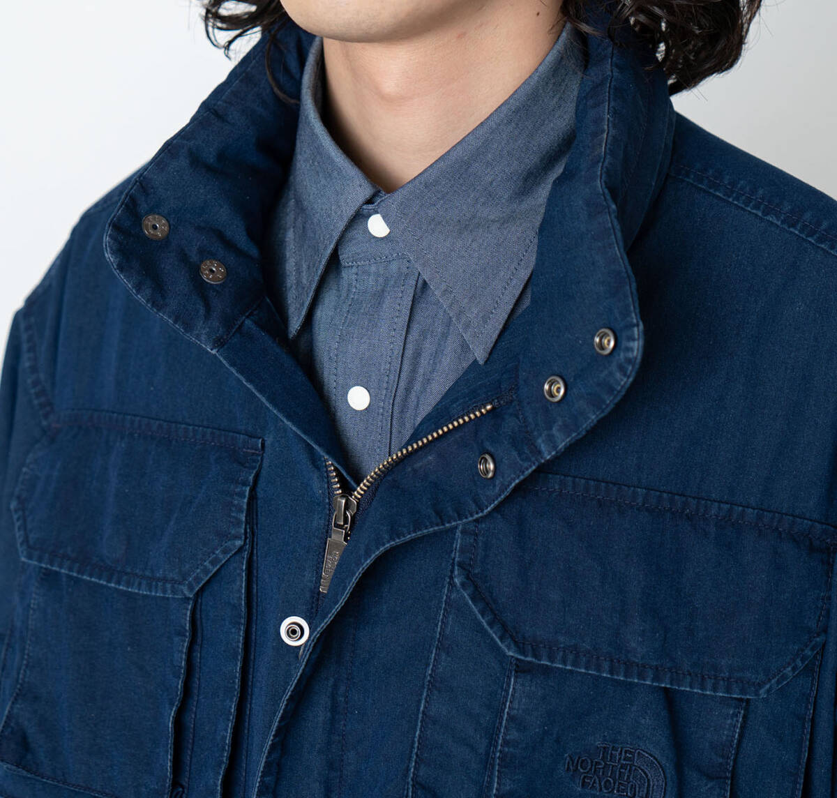 【希少】THE NORTH FACE PURPLE LABEL ノースフェイス パープルレーベル インディゴフィールドジャケット Indigo Field Jacket 2901の画像8