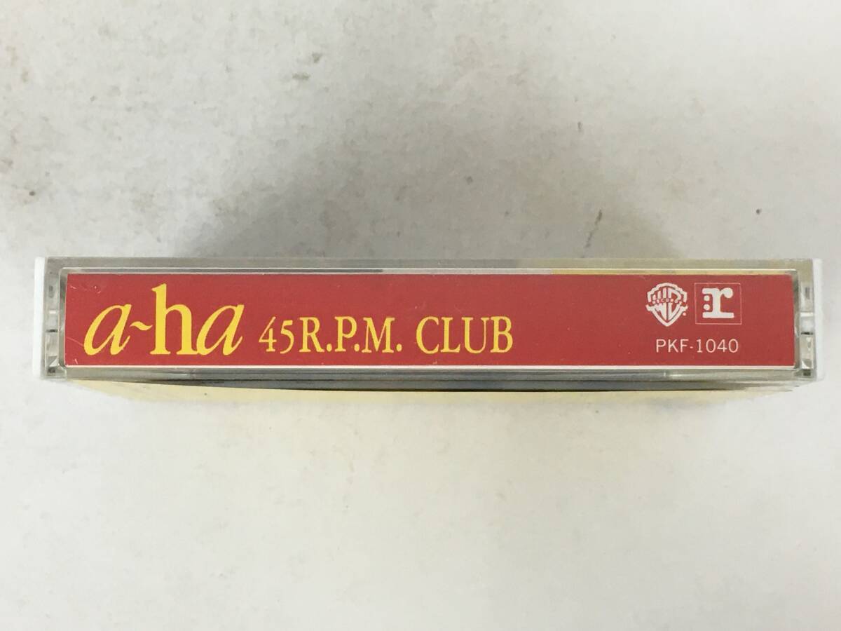 ■□U420 a-ha アーハ 45 R.P.M. CLUB ミニ・アルバム カセットテープ□■_画像3