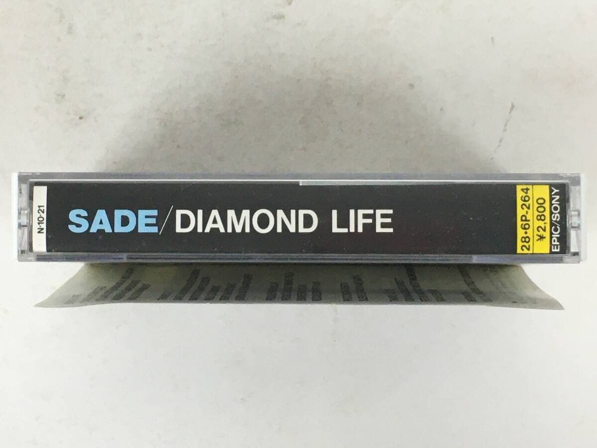 ■□U427 SADE シャーデー DIAMOND LIFE ダイヤモンド・ライフ カセットテープ□■_画像3