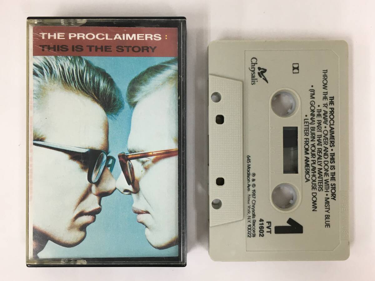 ■□U476 THE PROCLAIMERS ザ・プロクレイマーズ THIS IS THE STORY ディス・イズ・ザ・ストーリー カセットテープ□■_画像5