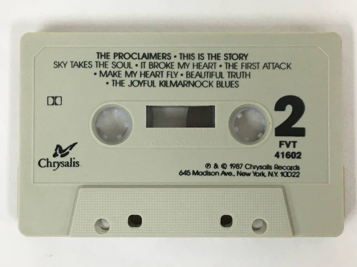 ■□U476 THE PROCLAIMERS ザ・プロクレイマーズ THIS IS THE STORY ディス・イズ・ザ・ストーリー カセットテープ□■_画像7