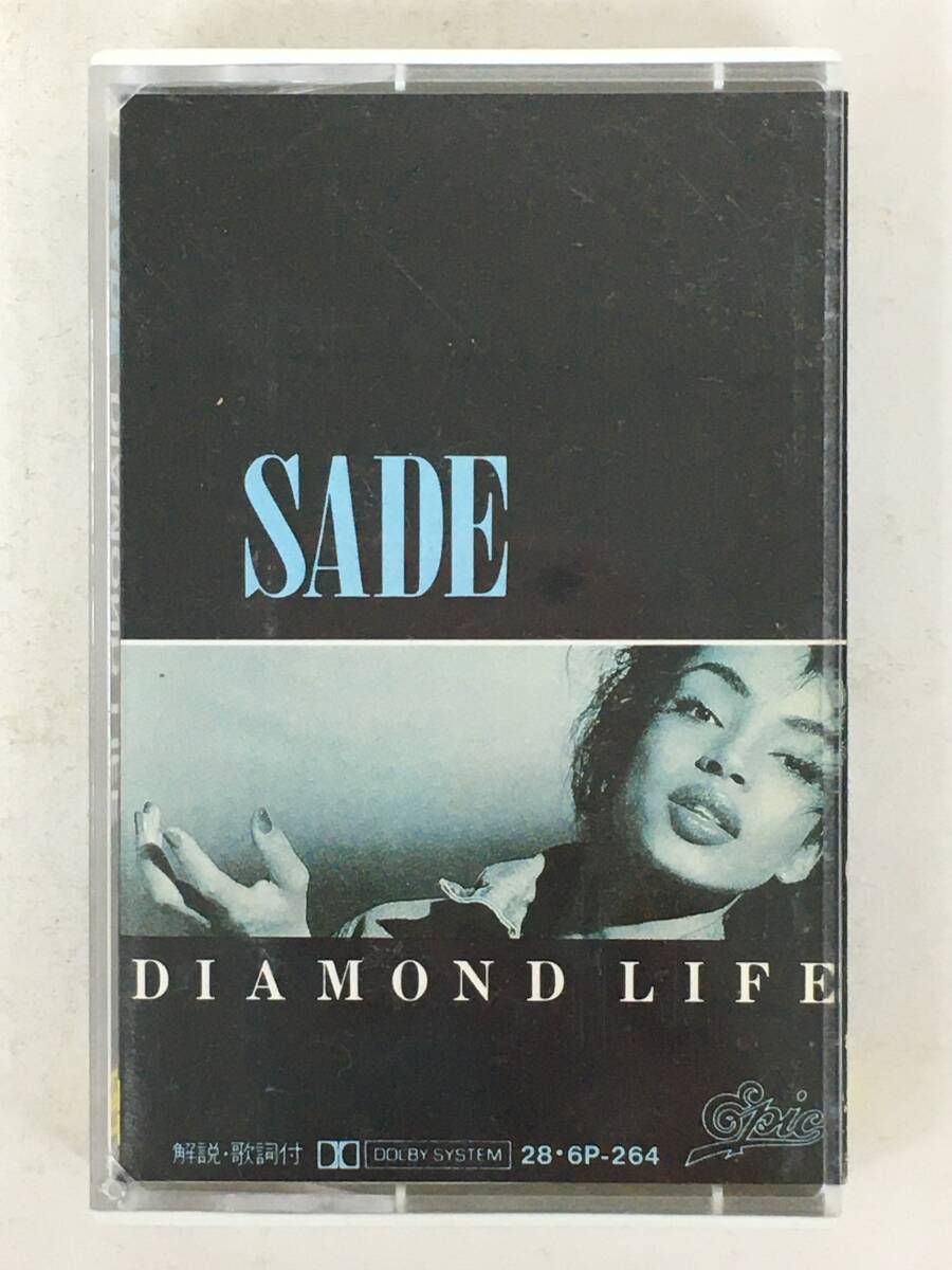 ■□U427 SADE シャーデー DIAMOND LIFE ダイヤモンド・ライフ カセットテープ□■_画像1