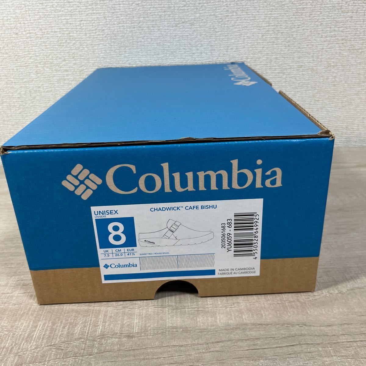 1円スタート売切り 新品未使用 Columbia コロンビア チャドウィックカフェ ビシュウ YU6059 定価11,000円 サンダル スリッポン 26cm 完売品_画像9