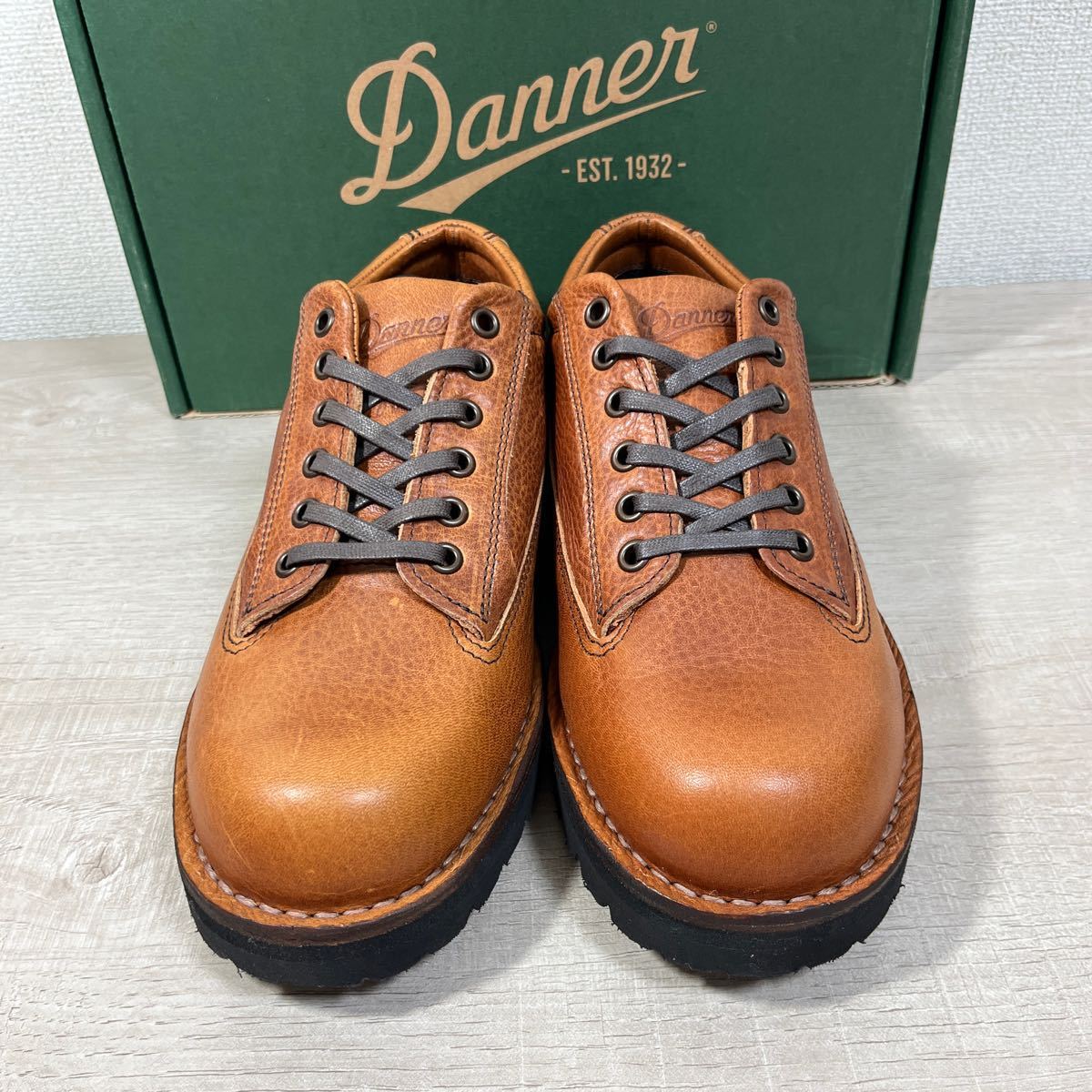 1円スタート売切り 新品未使用 DANNER ダナー ブーツ スニーカー GRESHAM グレシャム D211407 BROWN 完売品 ビブラム 25.5cm 日本製_画像2