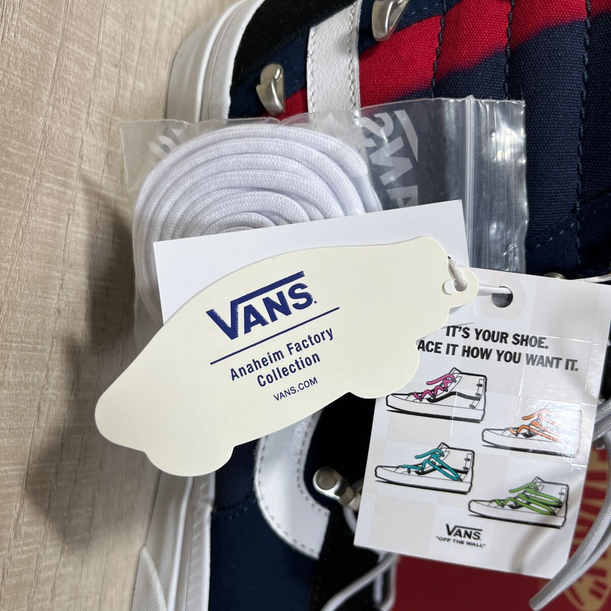 1円スタート売切り 新品未使用 VANS バンズ SK8-HI スケートハイ スニーカー USA企画 29cm 完売品 アナハイムファクトリー 希少_画像5