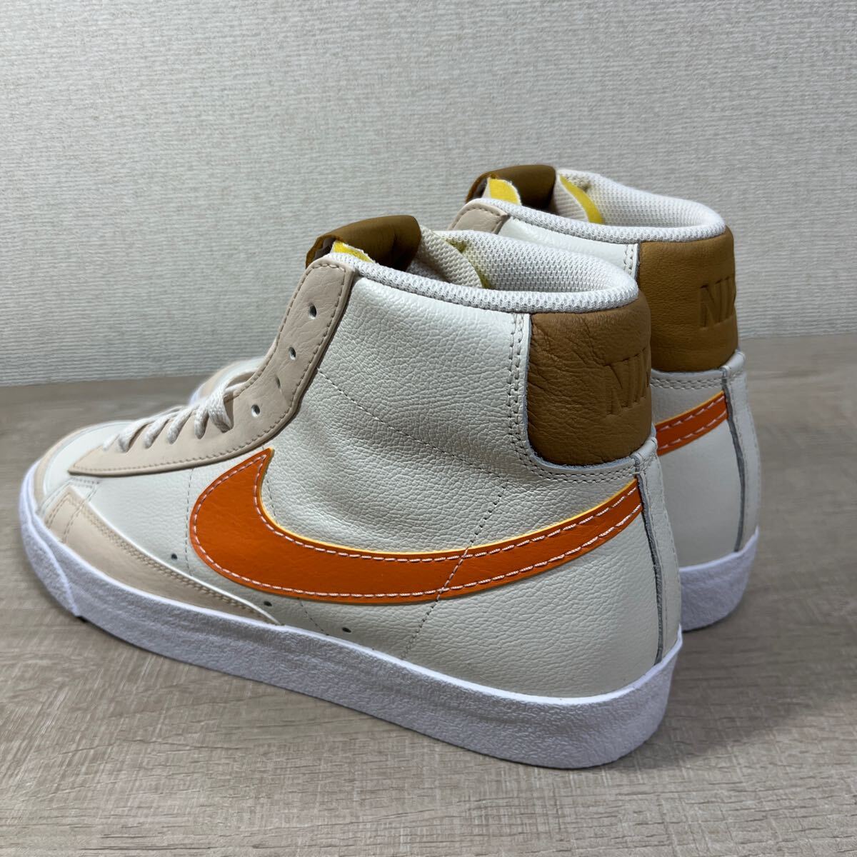 1 jpy start outright sales new goods unused Nike Blazer 77 mid Phantom sneakers BLAZER MID 77 EMB NIKE DQ7674-001 29cm complete sale goods 