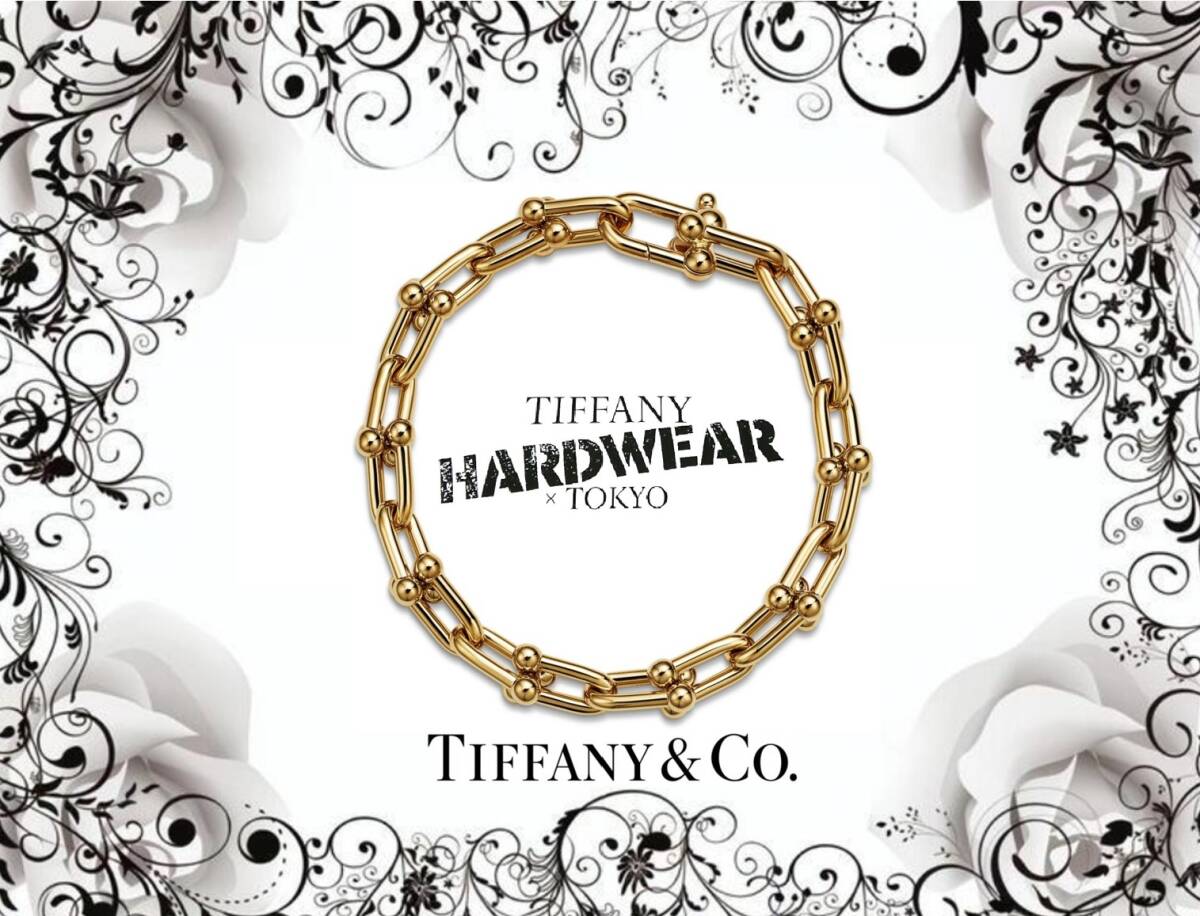TIFFANY&CO.◆ ￥101万 ◆ ハードウェアリンク 18Kイエローゴールドブレスレット