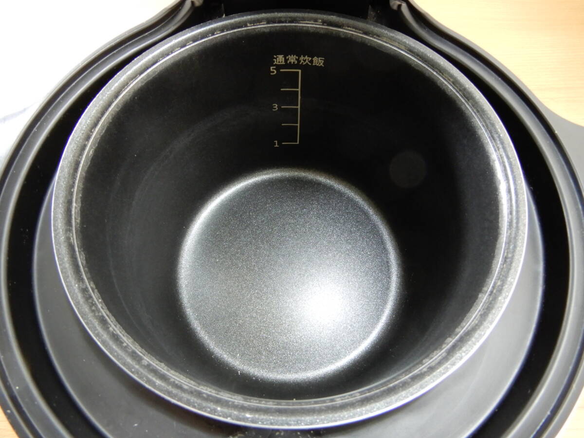 Z2191★\1～LOCABO/ロカボ　家庭用　マイコン炊飯器　容量:3合炊き　蒸し器付き　model:JM-C20E-B_画像6