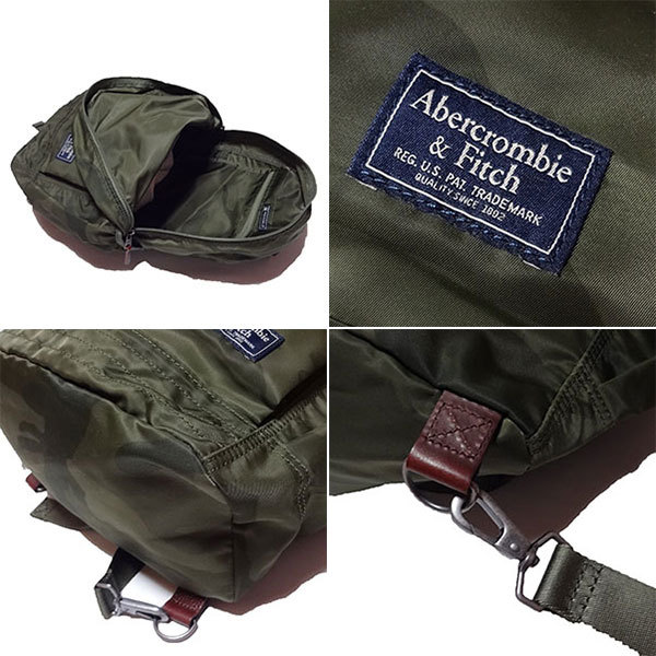 新品 Abercrombie & Fitch BACKPACK アバクロンビー&フィッチ バックパック カモフラ 迷彩 かばん バッグ リュック デイパック 正規品