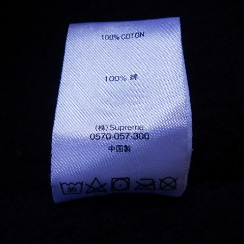 ☆ 18SS Supreme シュプリーム Sideline Hooded Sweatshirt サイドライン スウェット パーカー 袖 ロゴ (ブラック黒M)MSA_画像10