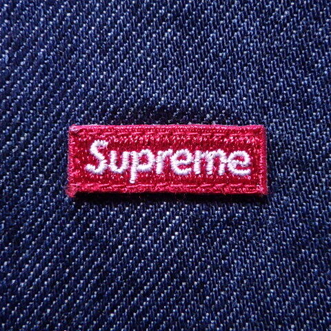 ☆ 22FW Supreme シュプリーム Small Box Shirt スモール ボックス シャツ small box logo スモール ボックスロゴ デニムS(未使用)MDE_画像4