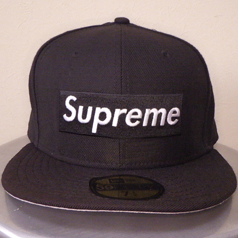 ☆ 木村拓哉 キムタク着 16FW Supreme シュプリーム R.I.P. New Era Box Logo Cap RIP ニューエラ ボックスロゴ キャップ (黒59.6)MDE_画像2