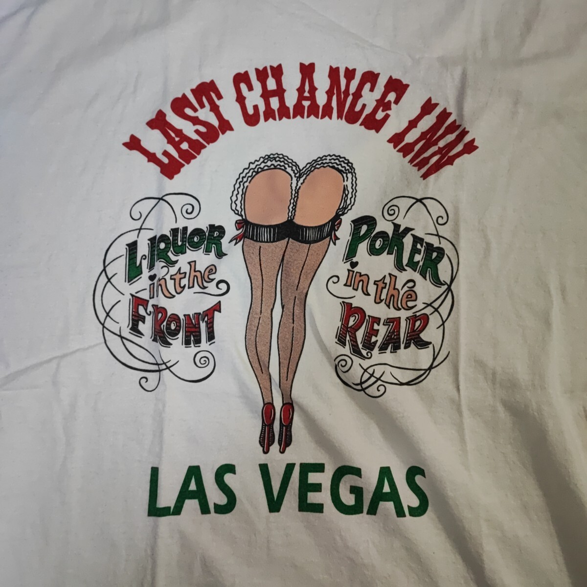 90年代 LAST CHANCE INN LAS VEGAS Tシャツ　ラスベガス　エロ　Tシャツ 90s ヴィンテージ_画像2