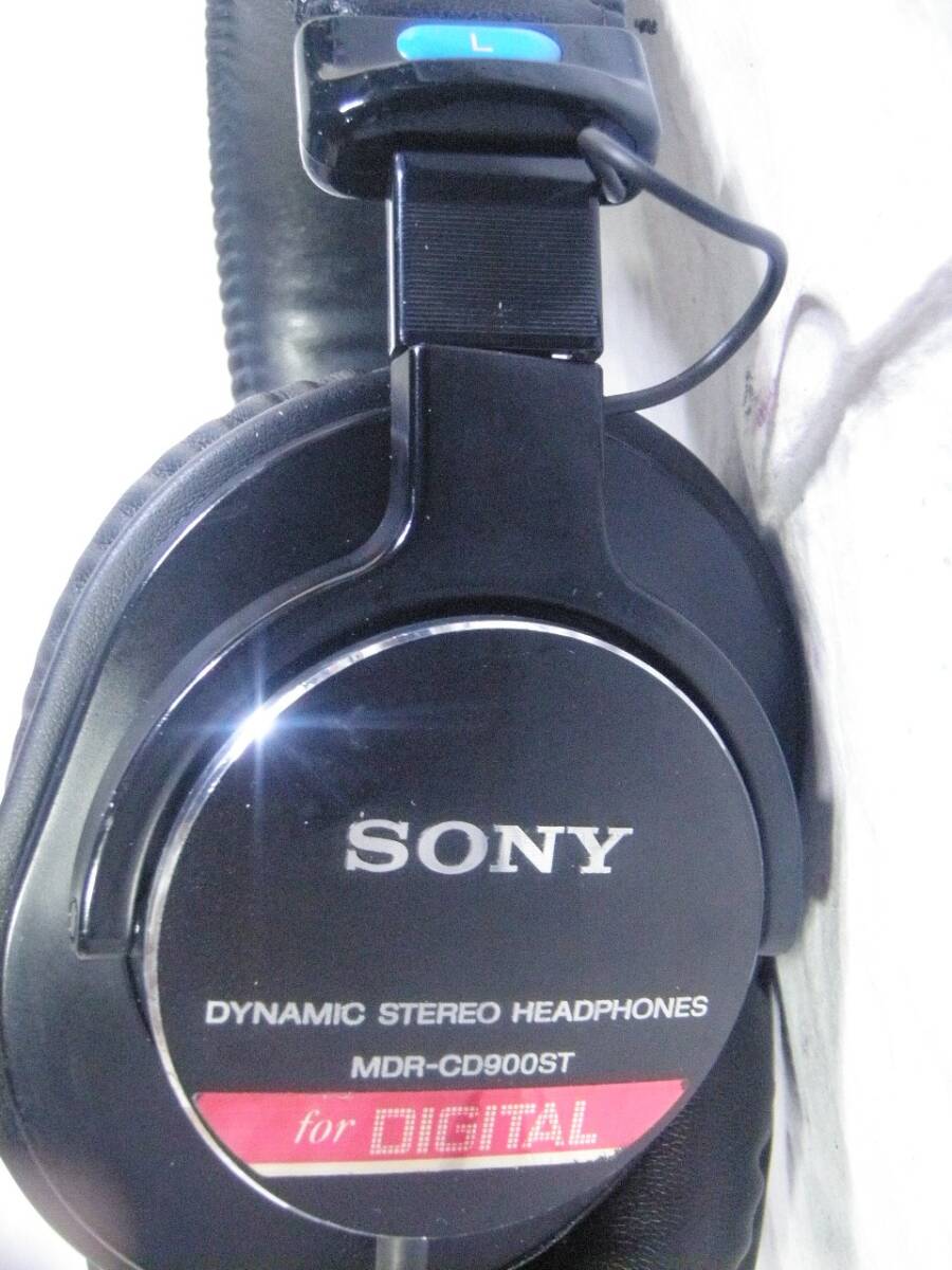 SONY MDR-CD900ST 新品互換イヤーパッド交換済　音出確認済 モニターヘッドホン 48_画像7