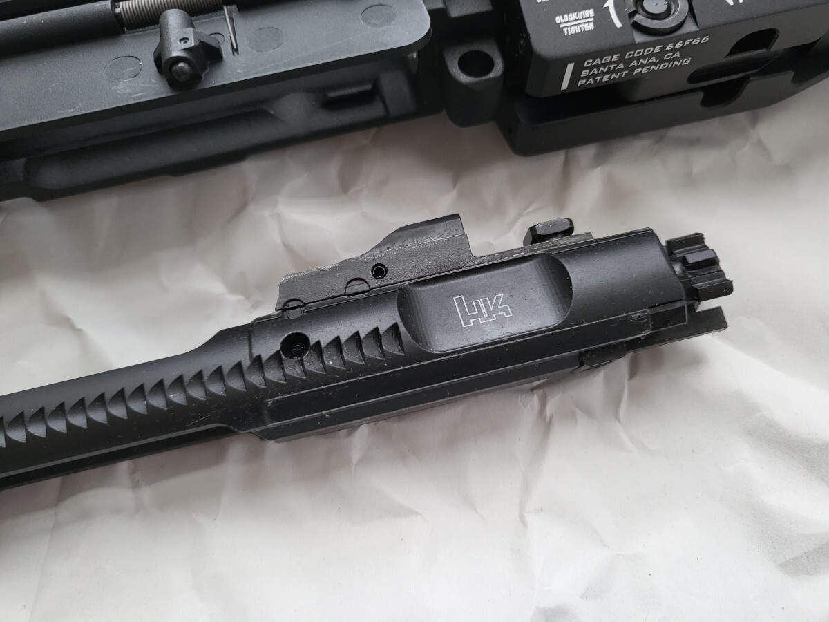 VFC HK416 GBB V2 StrikeIndustries タイプ GRIDLOK ステンレスバレルエクステ ( M4 GEISSELE GHK WA BCM MWS PTW NOVESKE トレボン M4 KACの画像4