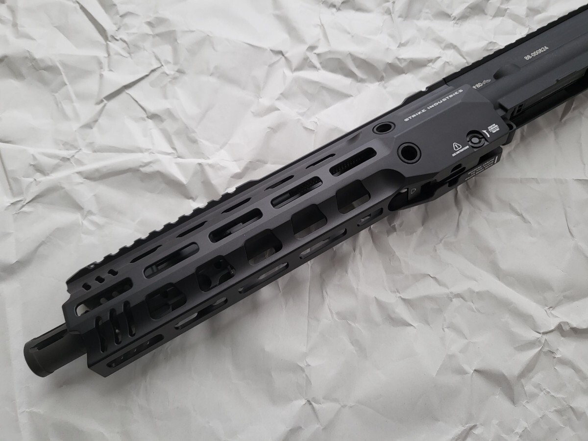 VFC HK416 GBB V2 StrikeIndustries タイプ GRIDLOK ステンレスバレルエクステ ( M4 GEISSELE GHK WA BCM MWS PTW NOVESKE トレボン M4 KACの画像10